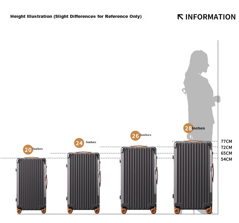 DULA Innovative Plastic Frame PC Luggage Large Capacity Cup Holder Trolley Case Travel Suitcase Password Lock 28 Inch Slate Brown 4