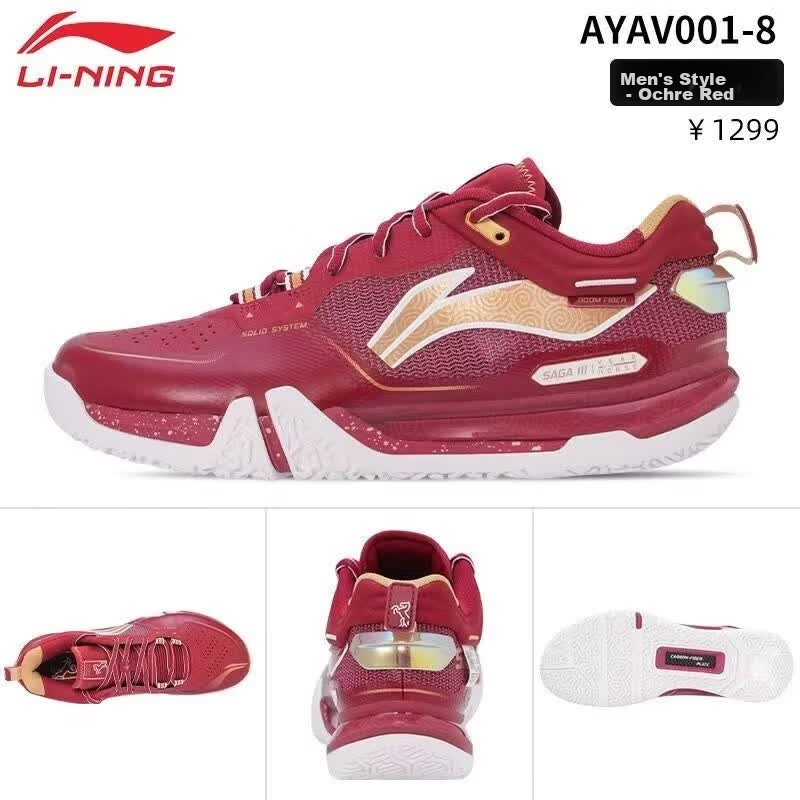LI-NING Flying on the Ground 3PRO Professional Badminton Shoes Men's Comprehensive Balanced Anti-Twist Comfortable Durable Shock Absorption 14
