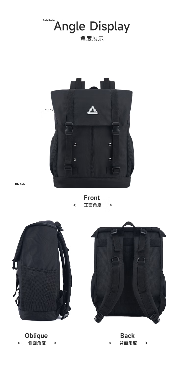 PEAK Stylish High-Capacity Lightweight Backpack School Commuter Travel Casual Durable Bag 12