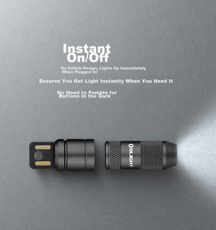 OLIGHT iMini 2 Mini USB Rechargeable Keychain Magnetic Portable Flashlight 7