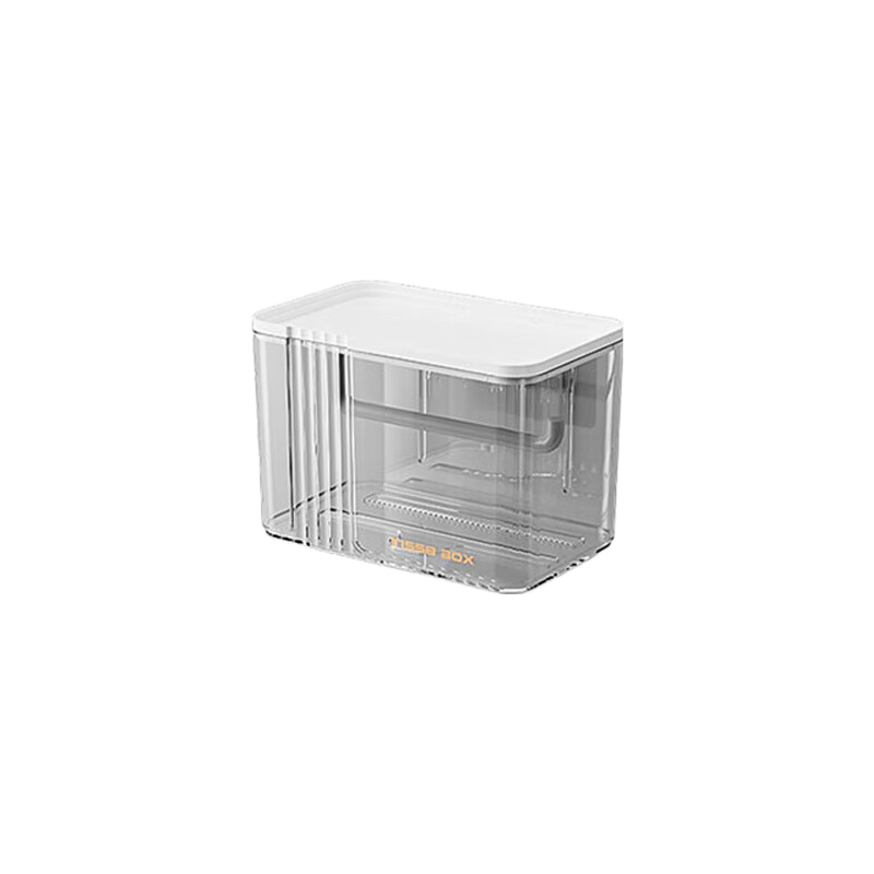 Baoshi Bathroom Tissue Box, No Drilling Required, Wall-Mounted Toilet Paper Holder, Storage Box for Toilet Paper Roll
