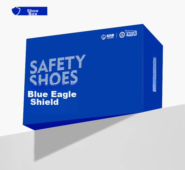 BlueOwl Shield Men's Summer Breathable Lightweight Anti-Smash Steel Toe Anti-Puncture Comfortable Non-Slip Work Shoes D0266FN-1 Size 40 19