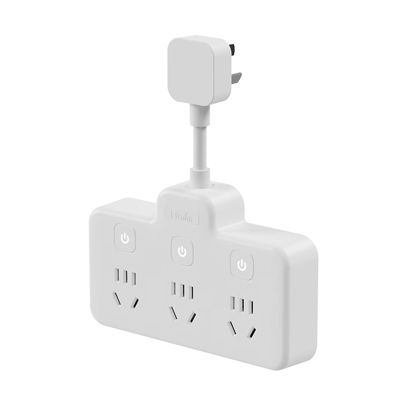 Etman Flexible Adapter/Hexagonal One-To Socket/wireless Adapter/power Converter Suitable for Bedroom/kitchen 6-Outlet Expandable Power Strip/power Strip