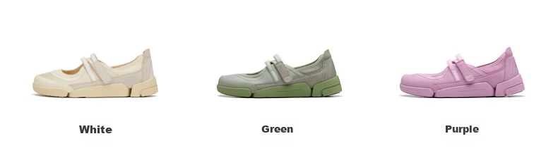 Clarks Trigenic2 Jen Women's New Lightweight Comfortable Three-Part Sole Mary Jane Shoes 6