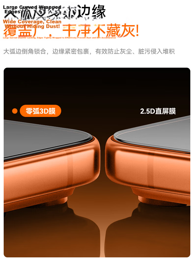 FilmHero Ultra AR Enhanced Eye Protection Tempered Glass Screen Protector for iPhone 16/15 Full Coverage Anti-Fingerprint Drop Protection 7