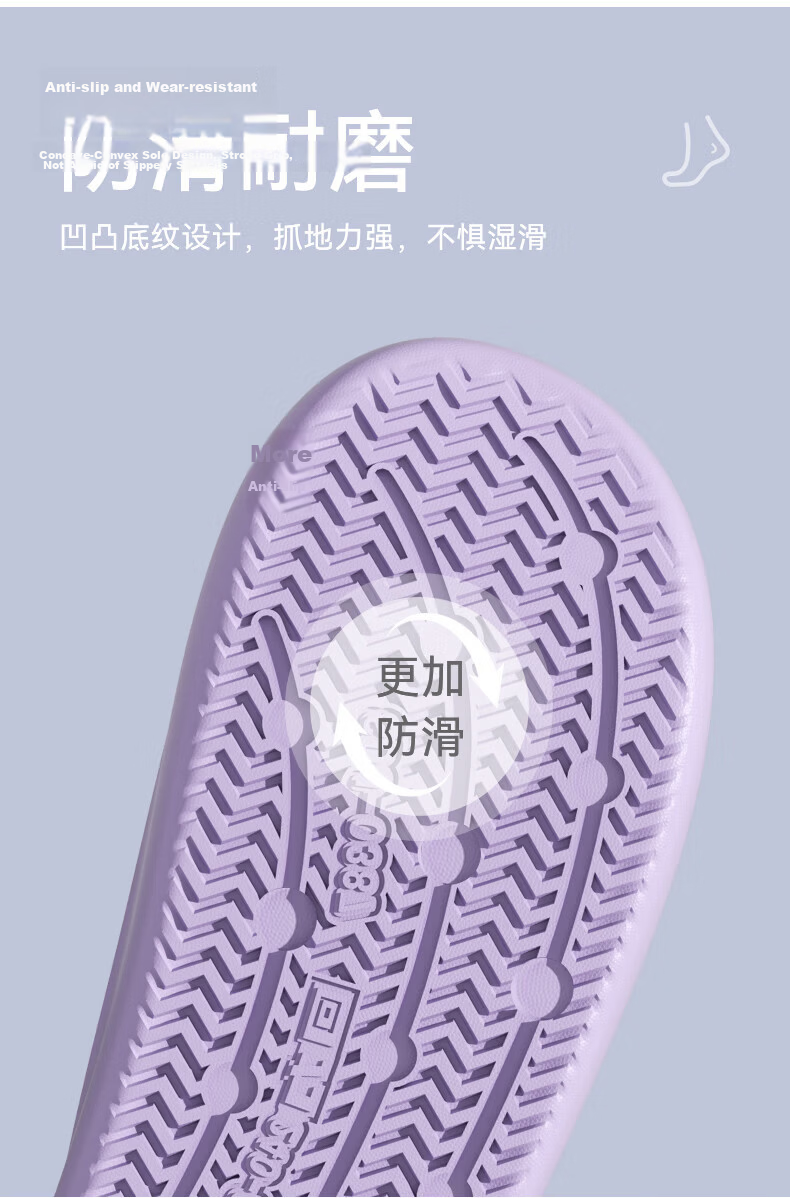 Warrior Women's Sports Slippers Summer New Home Bathroom Shower Non-Slip Quick-Dry Cool Slippers 0387 Purple 5