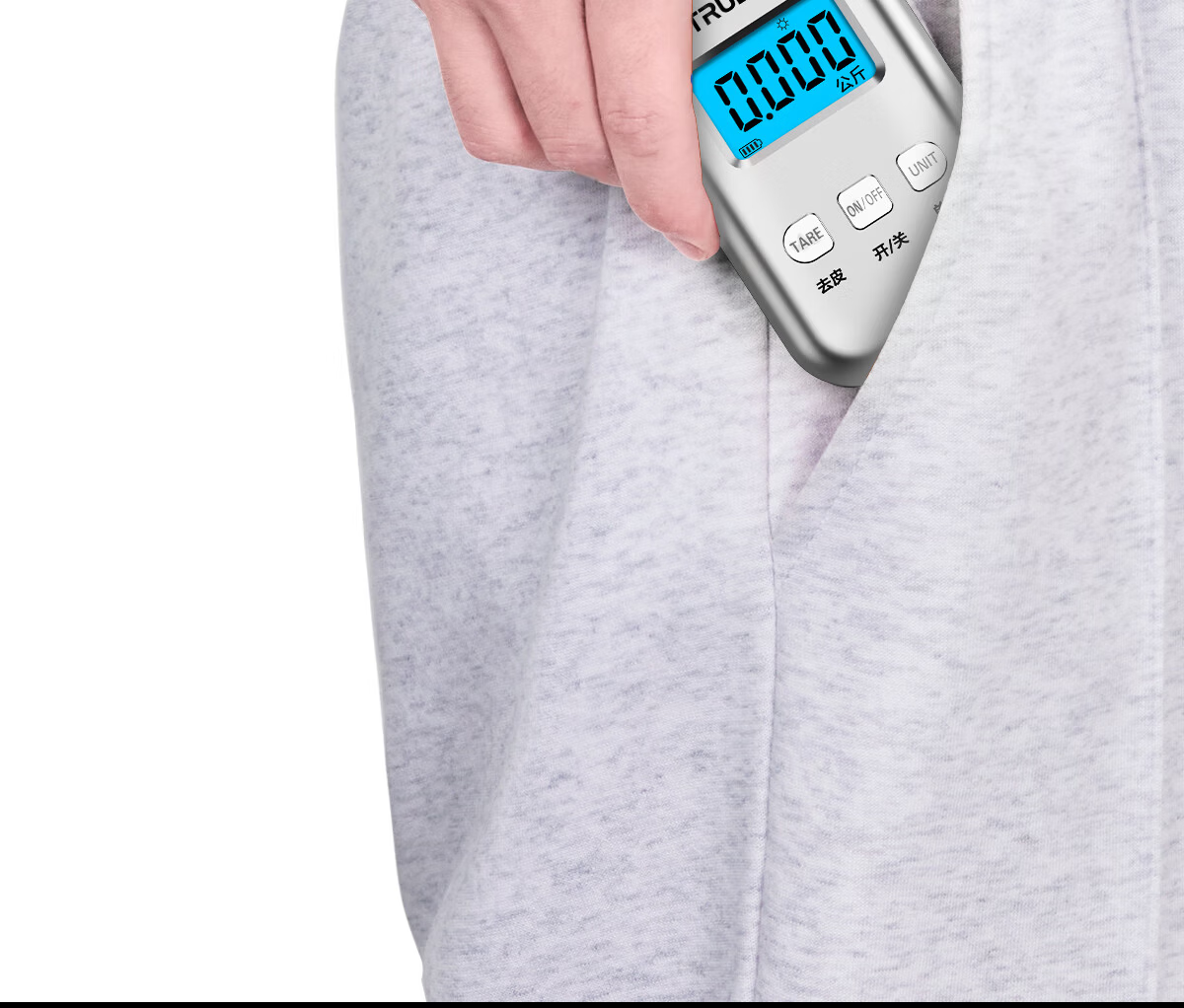Qianque Portable Electronic Scale 100 Jin Precision Commercial Home Food Weighing Portable Spring Scale Fish Scale Kitchen Rechargeable 19