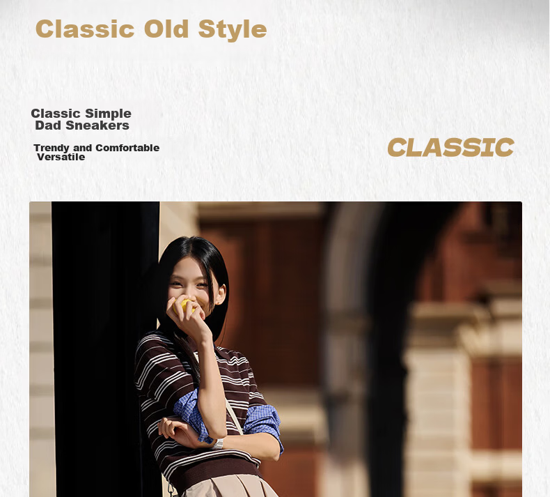 361° Women's Sports Shoes Summer Breathable Thick Sole Commuter Casual Retro Dad Sneakers 682616781-1 9