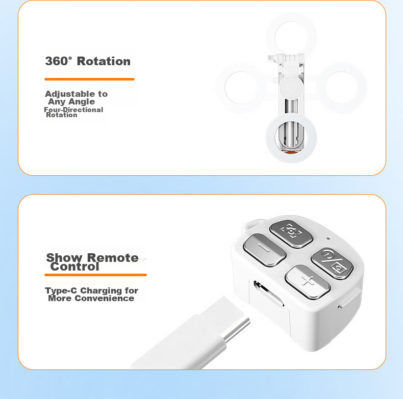 Zhiguozhe [Instant Camera] Zoomable Magnetic Handheld Mini Selfie Stick 2026 New Mobile Phone Tripod Travel Compact Portable Shooting Kit Stable Stand Floor Live Streaming 17