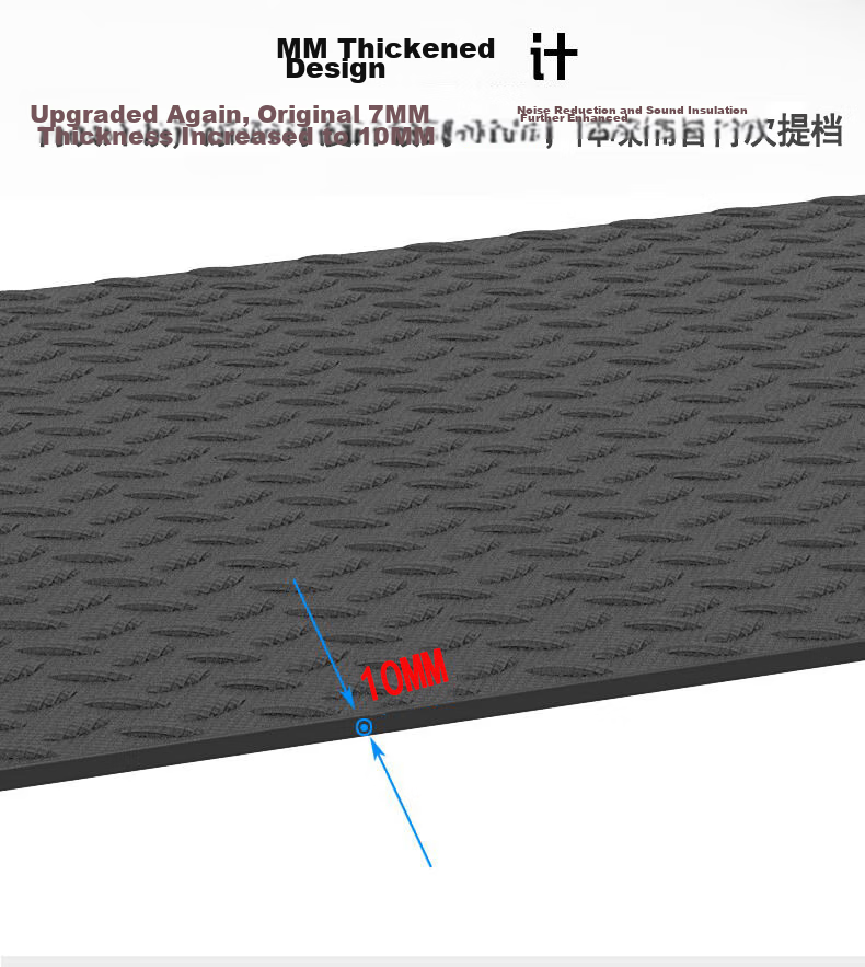 Chishang Professional Treadmill Mat, Moisture-Proof Floor Mat, Noise Reduction Pad, Shock-Absorbing Mat, Thickened Soundproof Mat for Treadmill 4