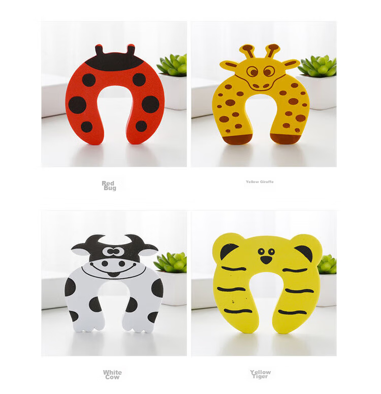 Mili Cartoon Anti-Pinch Door Stopper Door Gap Strip Door Blocker Anti-Collision Door Guard Safety Door Wedge for Children 15