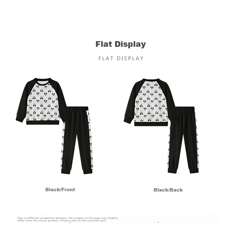 Disney Kids Boys and Girls Spring Autumn 2026 New Stylish Children's Sports Jacket and Pants Two-Piece Set 8