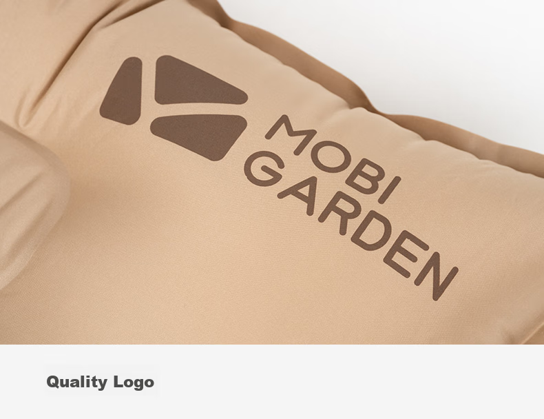 MOBIGARDEN Automatic Inflatable Pillow, Travel Pillow, Portable Comfortable Nap Camping Pillow, NXL1534002, Warm Sand Color 12