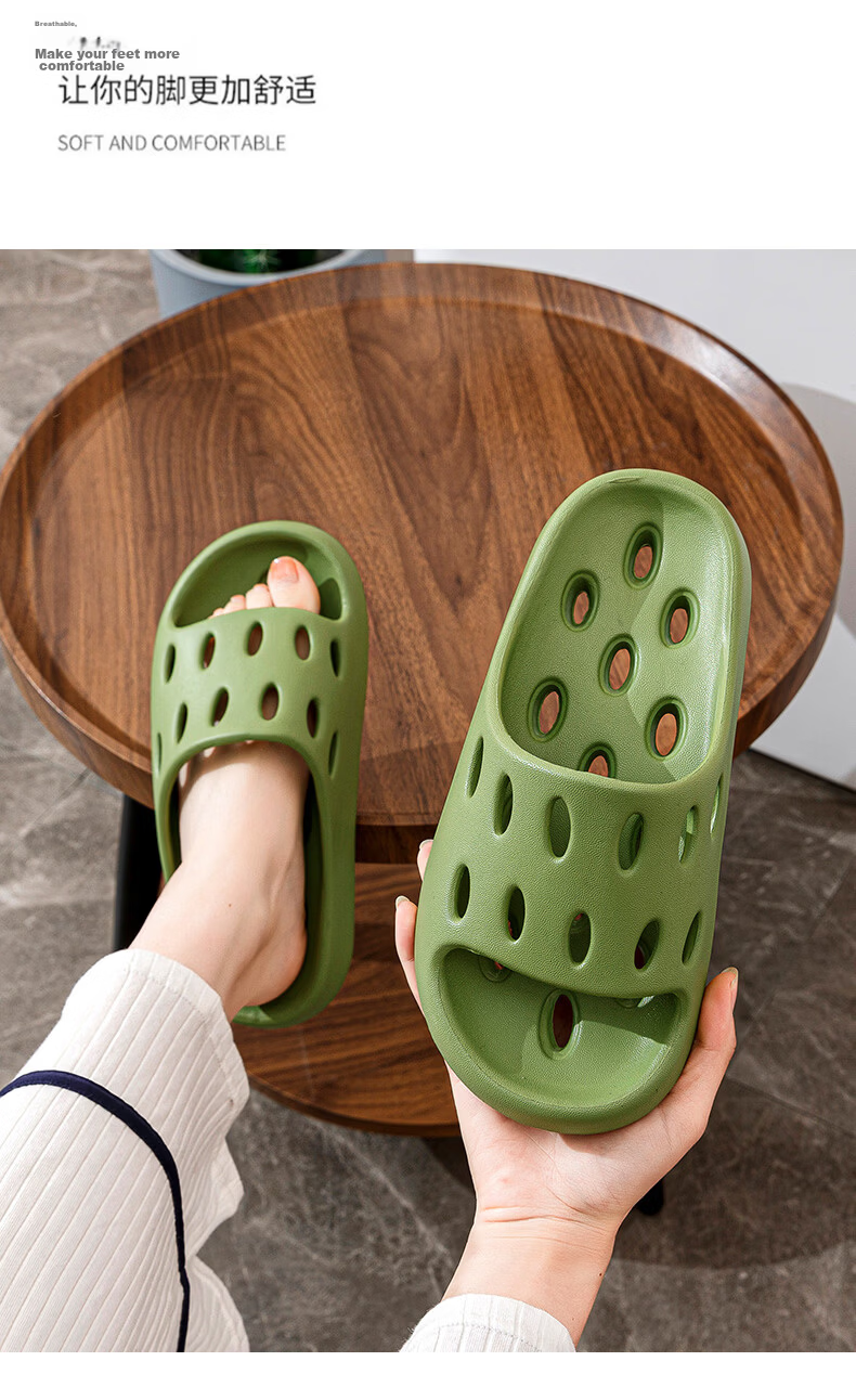 XGGC Kids Waterproof Bathroom Slippers Girls Indoor Home Four Seasons Non-Slip Soft Sole Parent-Child Caramel Size 38-39 10