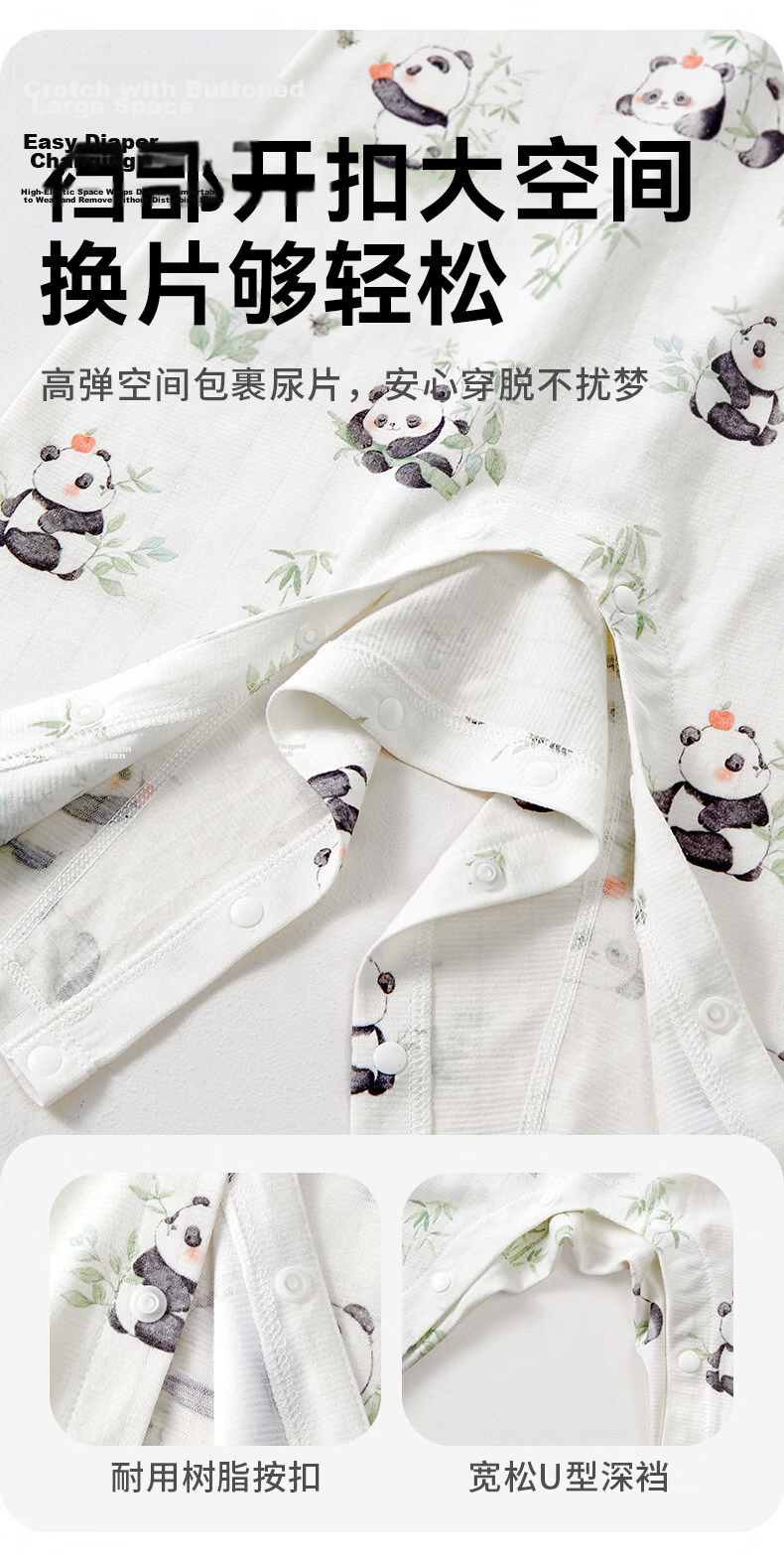 AIBEDILA Kids One-Piece Pajamas Spring Summer Lightweight Baby Romper Sleepwear Children's Homewear Air Conditioning Suit Size 90 8