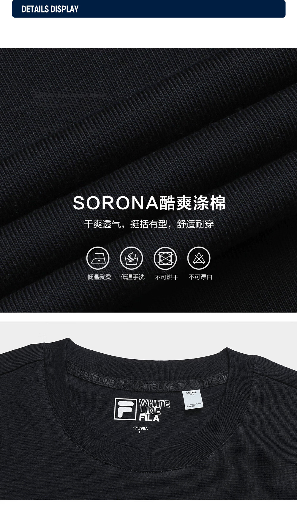 FILA Official Couple's Knitted Short Sleeve Shirt 2026 Summer Fashion Casual Unisex Loose Cat Embroidery T-Shirt 90