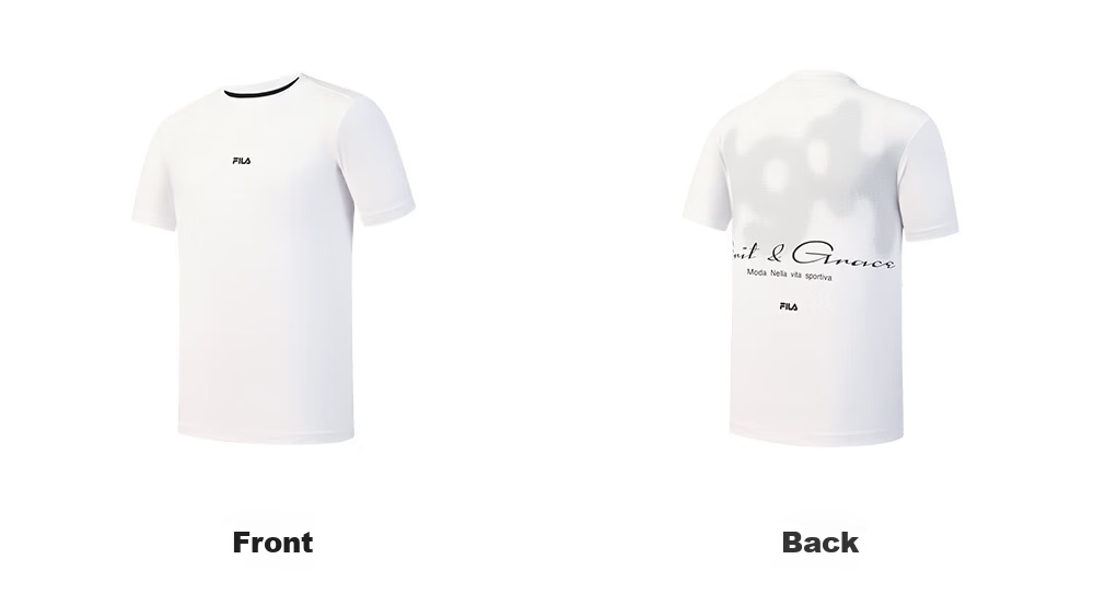 FILA Official Ning Zetao Men's Knitted Short Sleeve Shirt 2026 Summer Fitness Sports Moisture-Wicking Quick-Dry T-Shirt 21