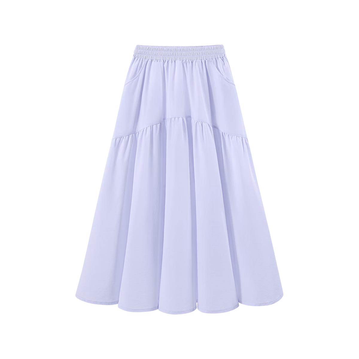 PEPCO Girls' Summer Cool Quick-Dry Skirt Mid-Length Anti-Exposure Skirt for Older Kids