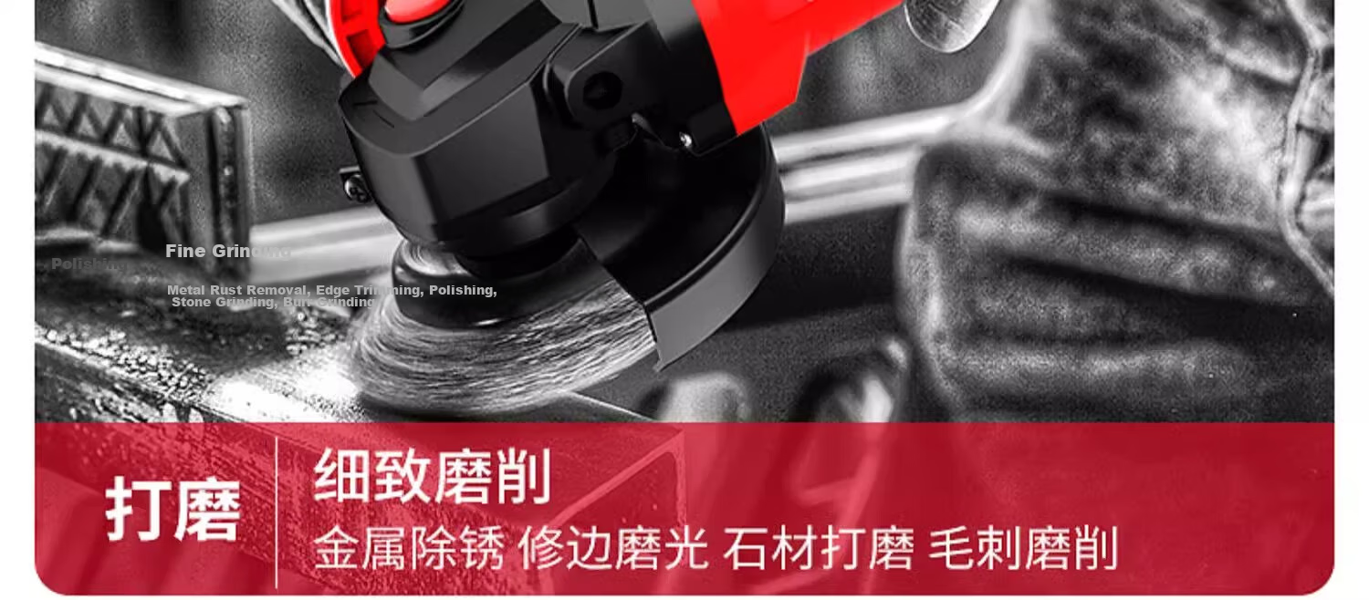 Delixi Electric Brushless Lithium Battery Angle Grinder Cordless Polisher Cutting Grinder Electric Polishing Machine 9