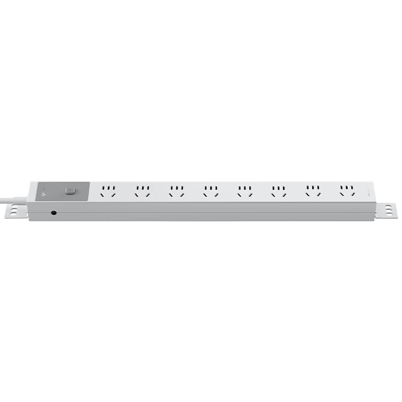 BULL PDU Desktop Overload Protection Under-Desk Gaming Cabinet Socket/power Strip/extension Cord/surge Protector, 8 Outlets with Master Switch, 3-Meter Specification GNE-P108E