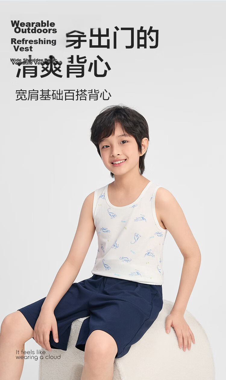 Balabala Kids Summer Vest Baby Girls Sleeveless Tank Top A-Class Comfortable 2-Pack 3