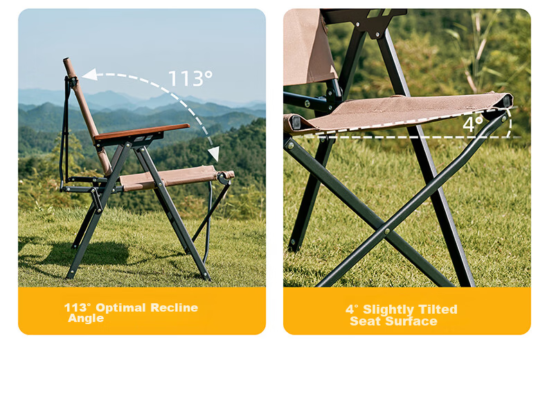 Shanfei Ansu Gather Kemit Outdoor Folding Chair Portable Lightweight Camping Picnic Beach Chair 17