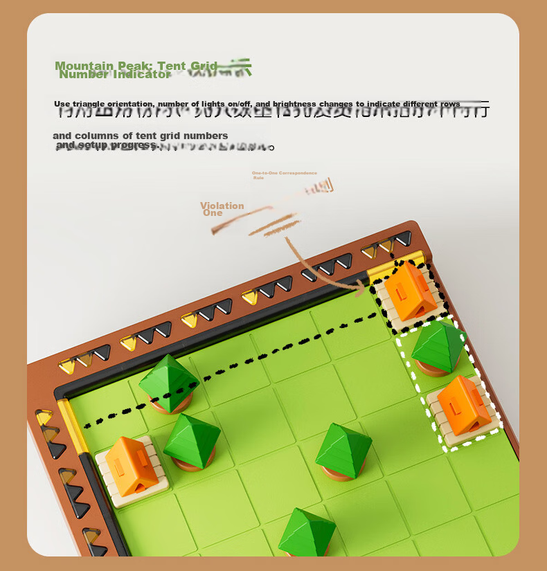 Jike Camping Expert Children's Educational Toy Logic Thinking Training Game Boys and Girls Birthday Gift Desktop Ornament 8