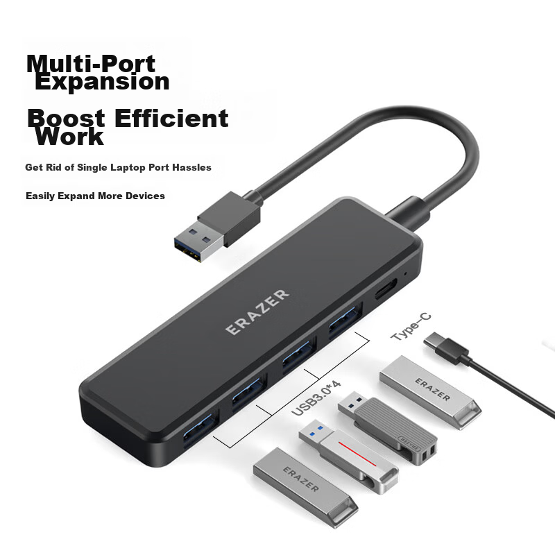 Lenovo Yinen USB Hub Docking Station High-Speed Hub Expansion Dock Laptop Converter Adapter Extension Cable