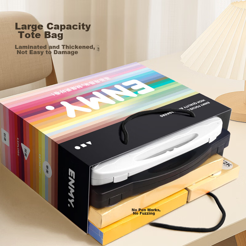 Enmy Large Marker Pen Original Authentic Bag Large Capacity Gift Packaging Simple Design Exquisite Premium Drawing Pen 3