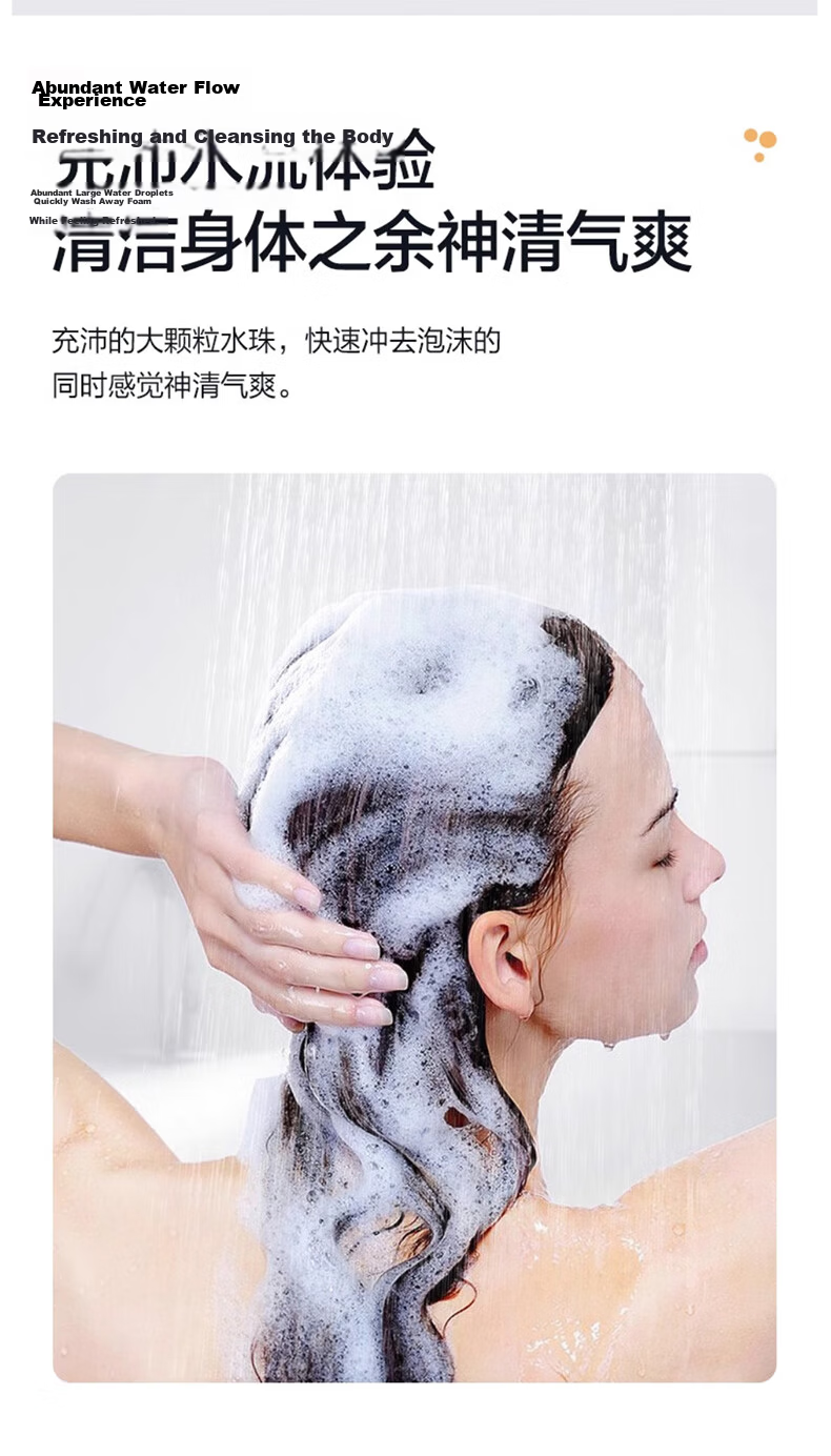 ARROW Overhead Shower Head Bathroom Descaling Large Shower Head Shower Sanitary Ware Pressurized Top Spray AE5036NO 8