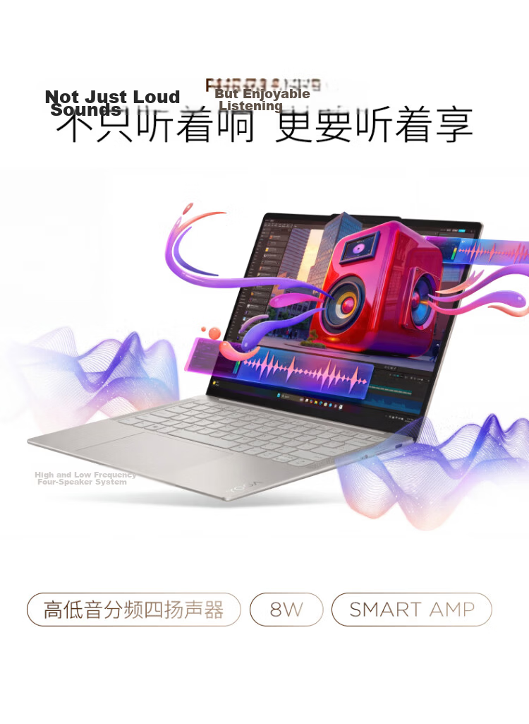 Lenovo YOGA Air 14 Aura 14-inch Laptop Core 2nd Gen Ultra5 228V 32GB 1TB 2.8K 120Hz Touch OLED Light Sea Shell National Subsidy 20
