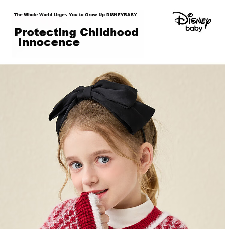 DISNEY Girls' Thickened Sweater Dress Red Lunar New Year Outfit 23 Winter DB331TE16 Bright Red Size 130 1