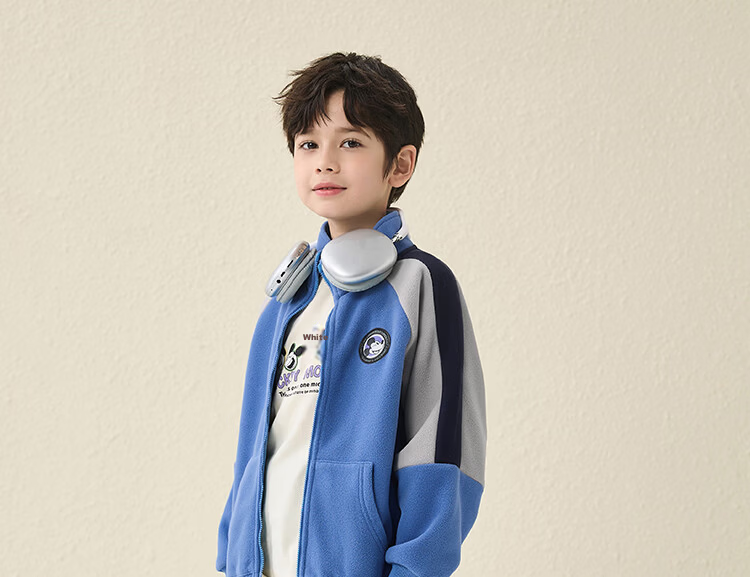 Disney Kids Set Boys and Girls 2026 New Spring Fleece-Lined Sports Sweatshirt Two-Piece Trendy Cool Jacket and Pants 37