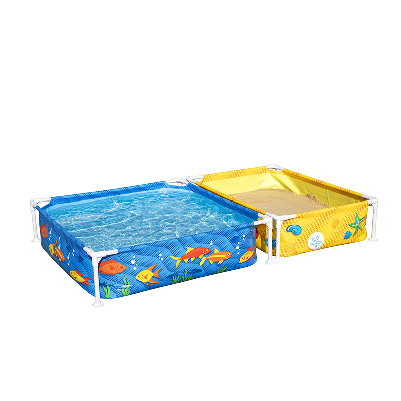Bestway Children's Double-Layer Frame Pool, Large Thickened Foldable Outdoor Kids Swimming Pool 2.1m