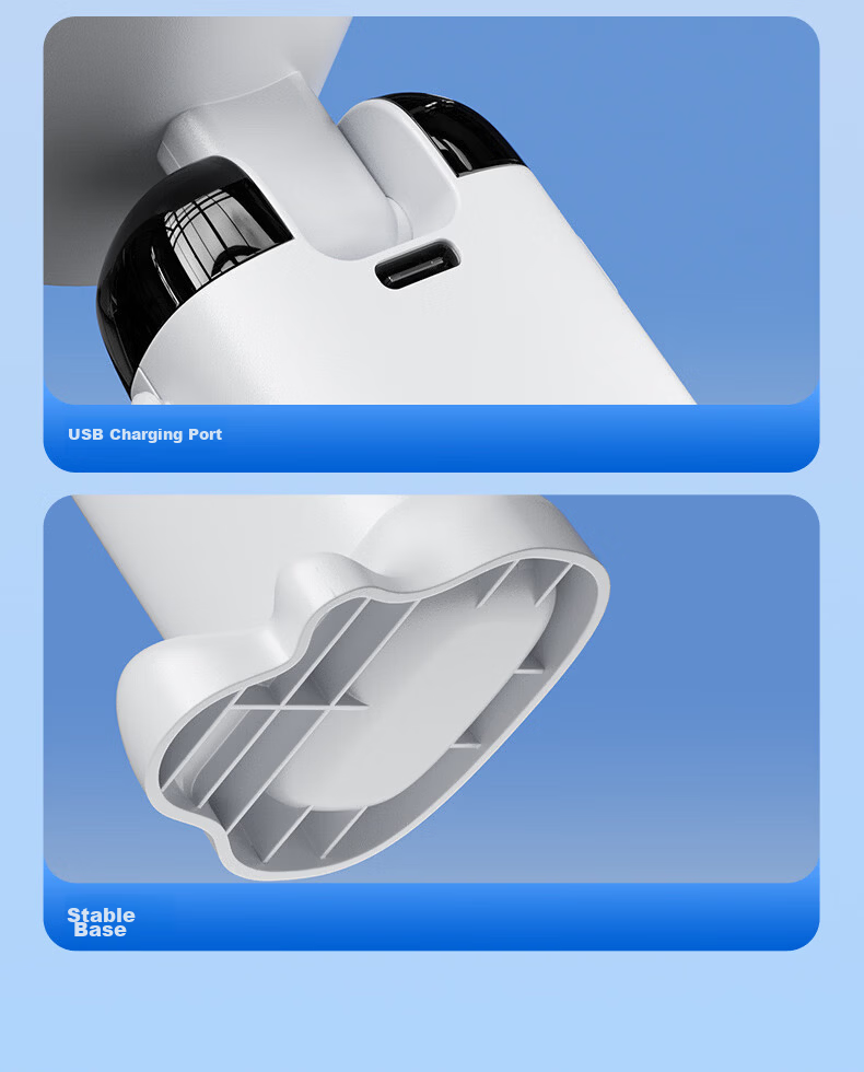 AUX Handheld Mini Fan Semiconductor Cooling Portable Foldable Desktop USB Fan Silent Long Battery Life Outdoor Cooling Device 19