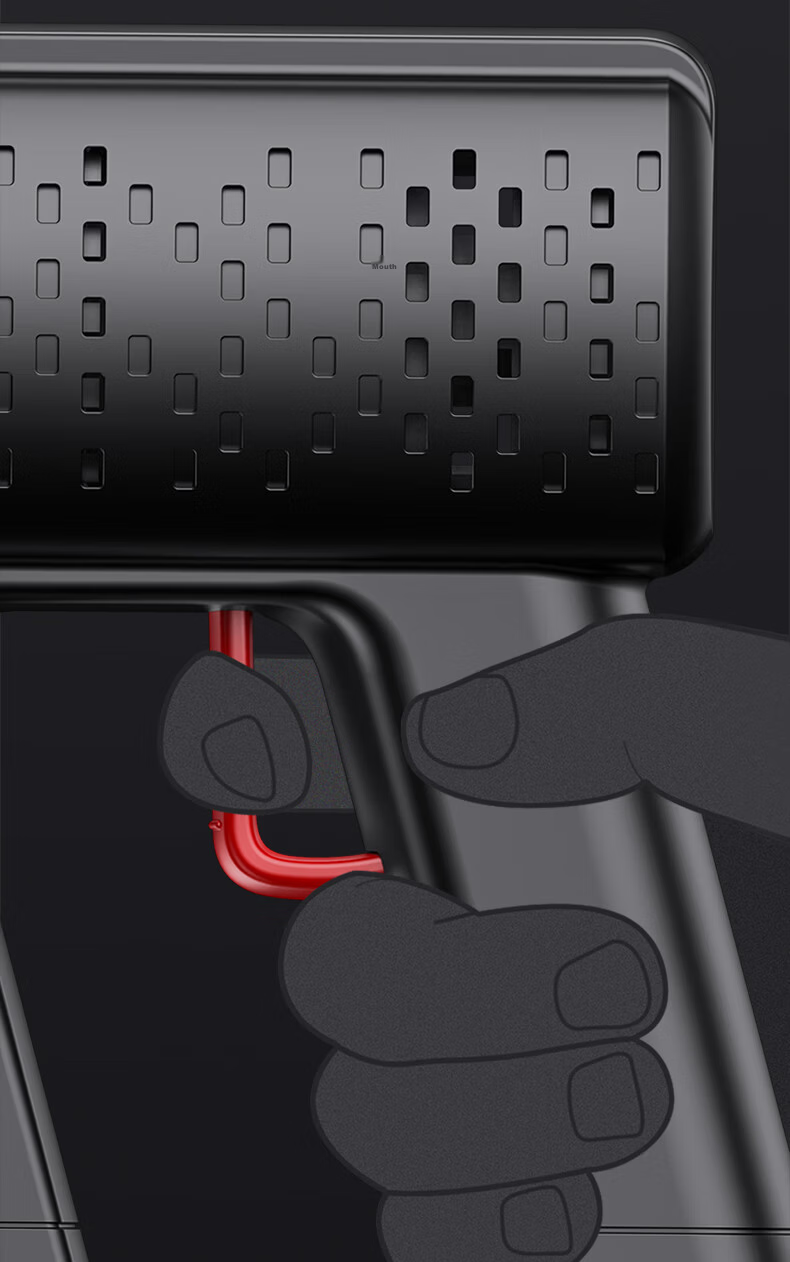 DELIXI Portable High-Pressure Cordless Lithium Battery Car Wash Gun High-Power Brush Pump Car Cleaning Tool 30