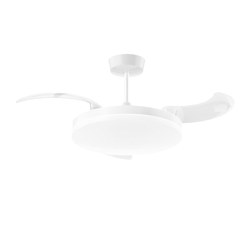 JD Jingzao Yufengzhe Smart Fan Light 42-inch Invisible Full-Spectrum Eye Protection Bedroom Living Room Dining Ceiling Fan Light Integrated
