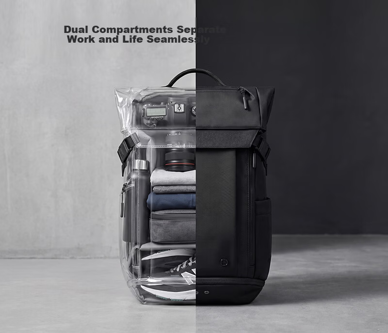 JD Jingzao Expandable Large Capacity New Business Travel Laptop Backpack Lightweight Sports Men's Shoulder Bag 3