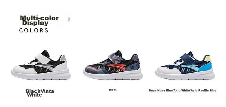 ANTA Toddler Shoes for Boys And Girls, Baby Footwear, 2026 Autumn Season, Soft-Soled Breathable Mesh Sneakers, Infant And Children's Shoes, Yuanqi 39