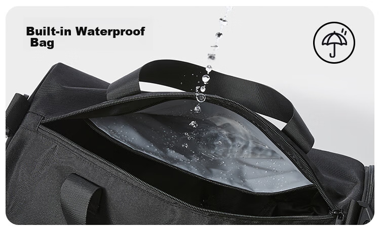 ERKE Swimming Storage Bag Wet and Dry Separation Unisex Adult Portable Large Capacity Handheld Swimming Bag 8