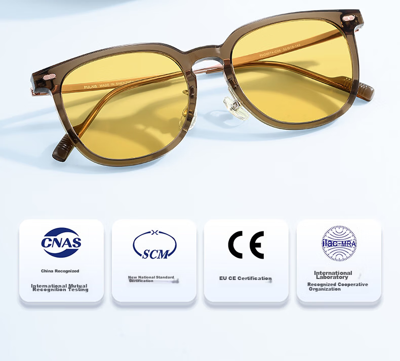 Pulais Blue Light Blocking Glasses German Imported Anti-Fatigue Computer Glasses 99% Blue Light Blocking Unisex Plano Protective Eyewear 8