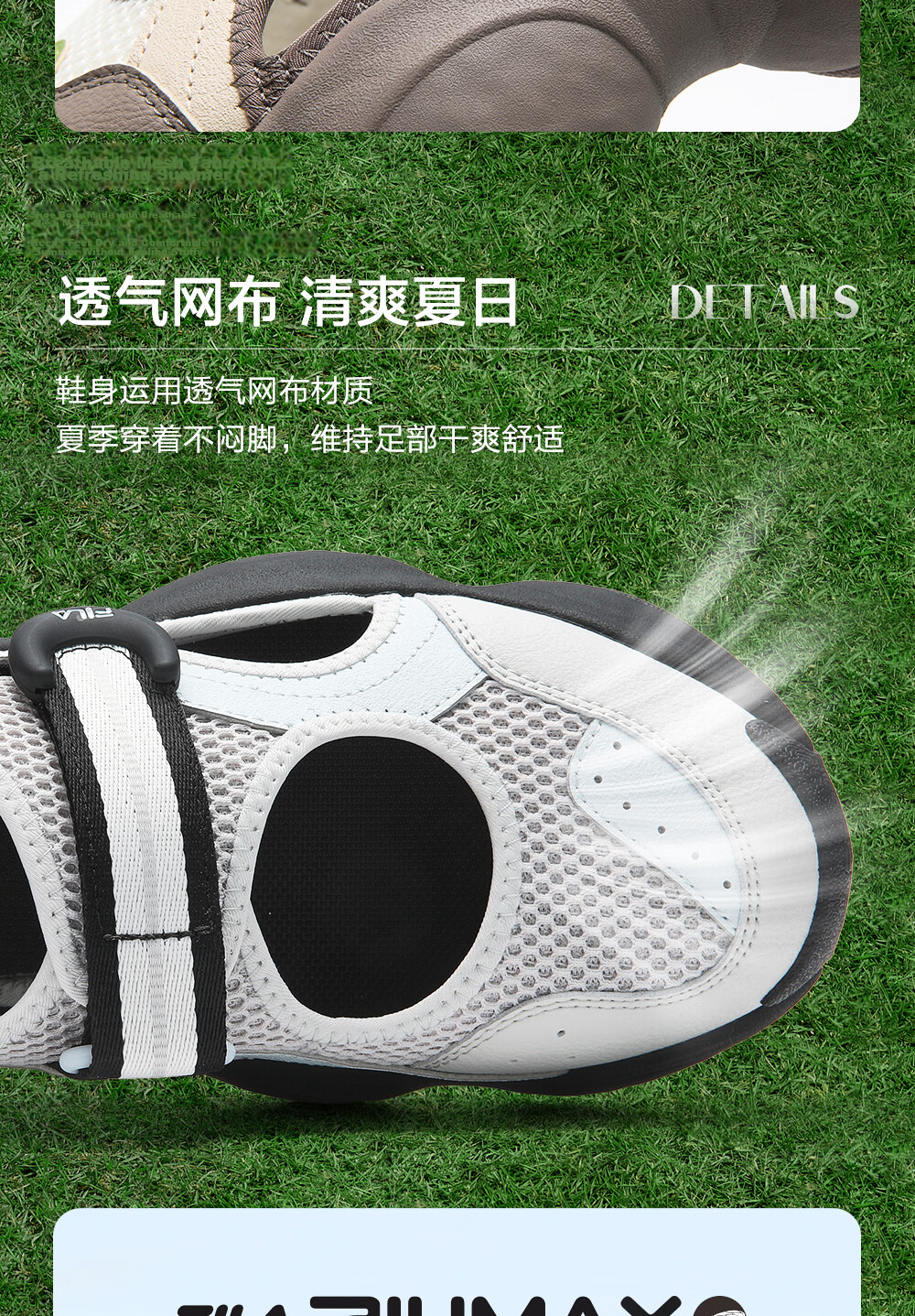 FILA Bagel Sandals Women's Sports Sandals 2026 Summer New Breathable Thick-Soled Beach Sports Shoes 5