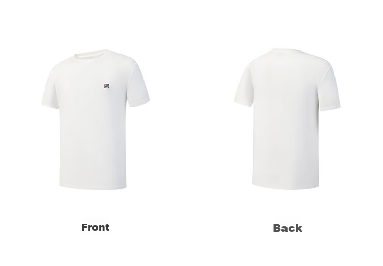 FILA Official Men's Short Sleeve T-Shirt 2026 Summer Tennis Moisture-Wicking Quick-Dry Knit Sun Protection Crew Neck Top 57