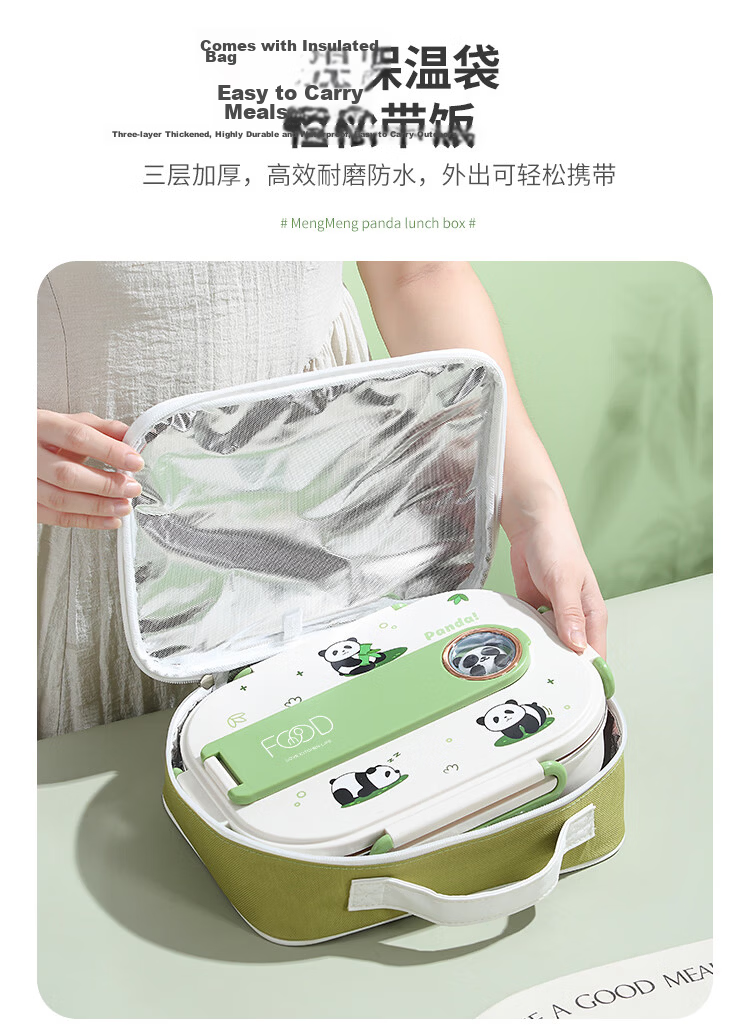 Youlunmei Children's Lunch Box for Primary School Students 6-12 Years Old 316 Stainless Steel Food Grade Insulated Bento Box with Compartments 20