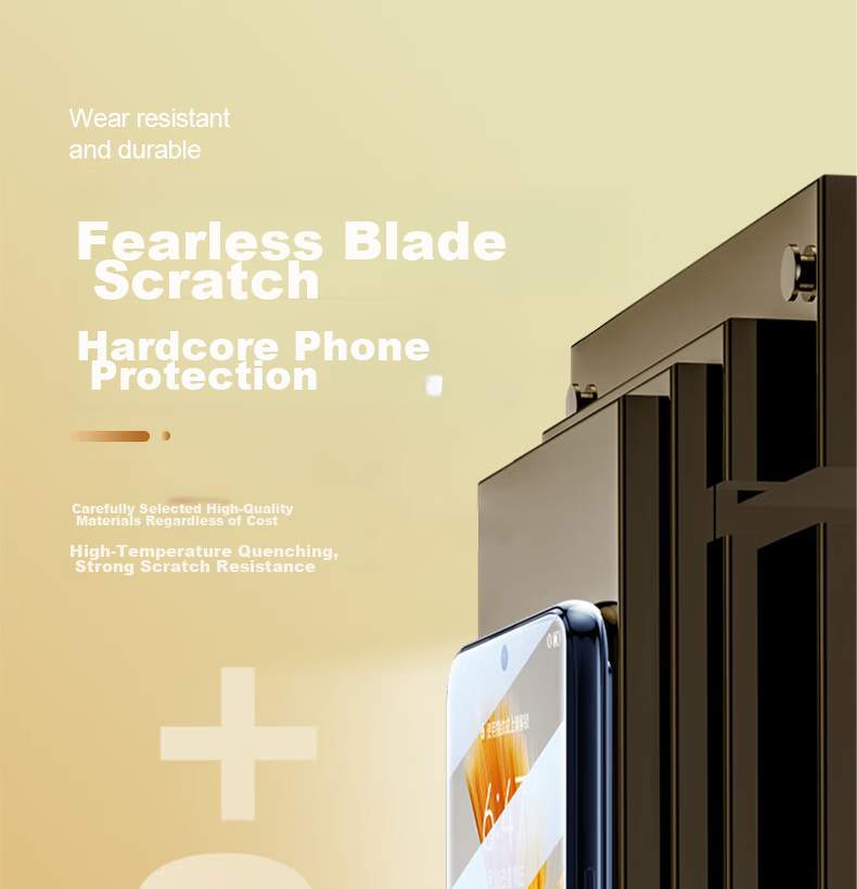 Baouzou [2-Pack - Damage Compensation] Tempered Glass Screen Protector for Huawei Mate50 Huawei Mate50E Full Coverage HD Anti-Fingerprint Anti-Drop Anti-Shatter Edge Glass Film 13