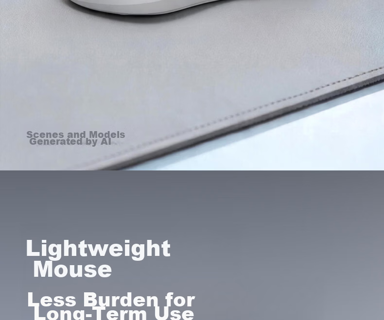 Deli Wireless Bluetooth Dual-Mode Mouse JD Self-Operated Silent Ergonomic Portable Office Mouse Laptop Desktop Universal 4000DPI White LN20-B 7