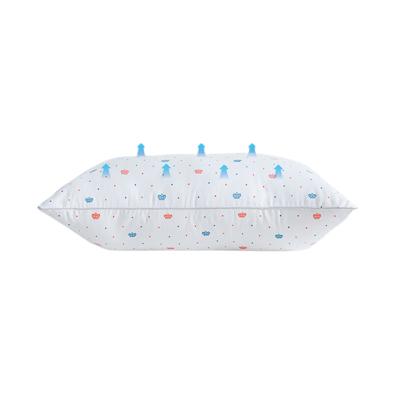CROWN Pillow, Cervical Spine Support Pillow, Deep Sleep, for Women And Men, Specialized, Non-Sagging, Nap Pillow, Hotel Pillow Core, One Pair
