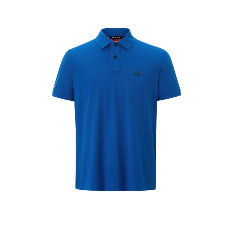 Biyinlefen Antibacterial Cooling Spring Summer Men's Casual Business Multi-Color Skin-Friendly Short Sleeve Polo Shirt