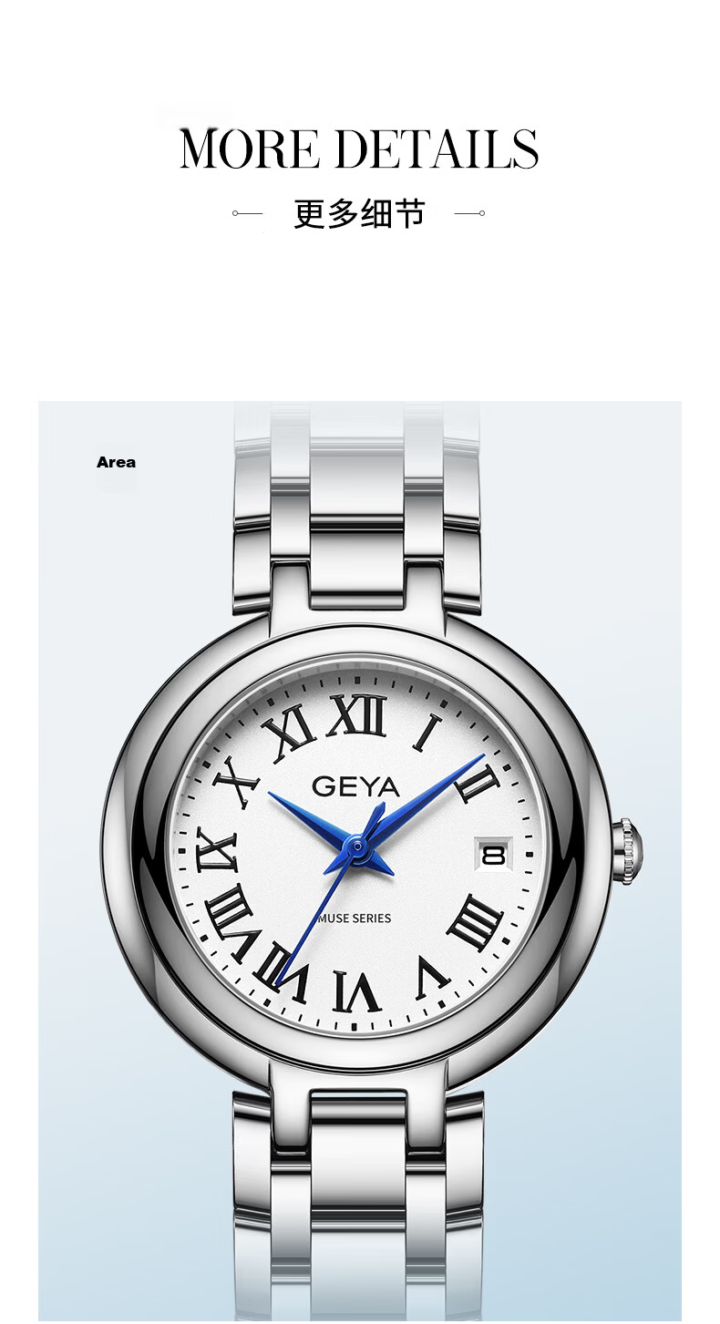 GEYA Women's Steel Strap Watch, Waterproof Quartz Ladies' Watch Starry Sky Series, Birthday Gift for Wome 13