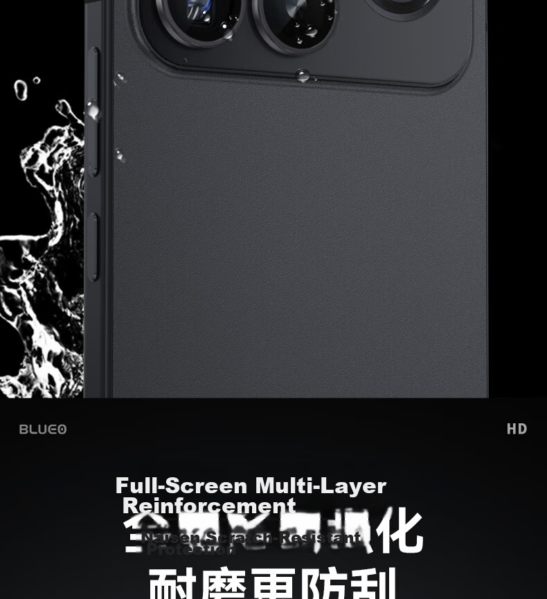 Lanxingxiansheng Lens Protector for Redmi K90 Promax, K90promax Camera Film, High-Definition Anti-Glare Invisible Anti-Shock Lens Module Protective Film, Black 13